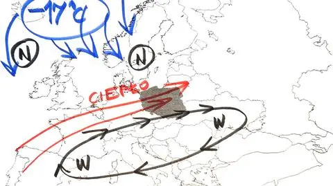 Sytuacja pogodowa nad Europą
