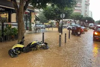 Skutki ulewy na Ibizie