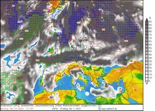 Wstępna prognoza pogody na 26.12