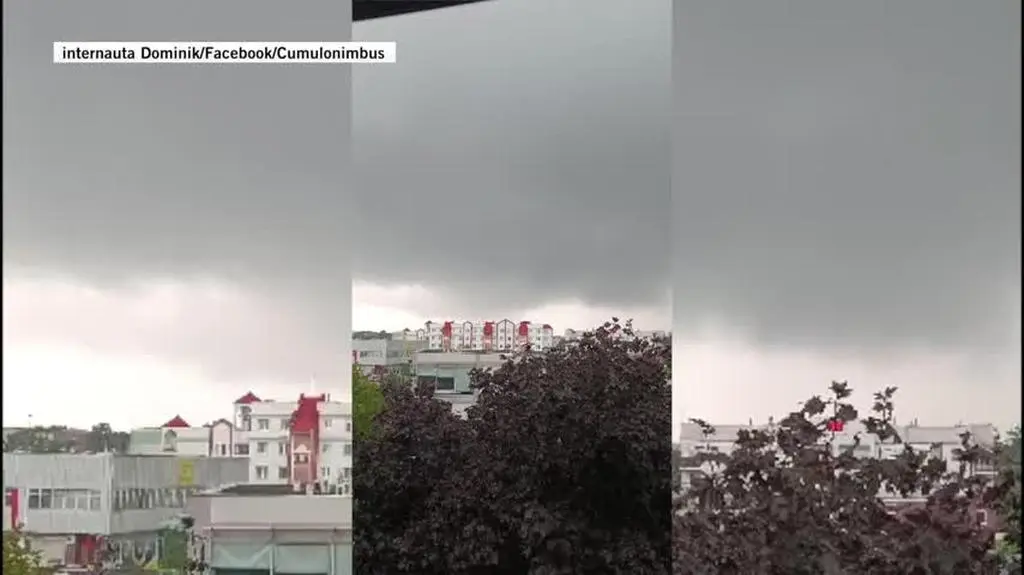 Lej kondensacyjny nad Śremem (województwo wielkopolskie)
