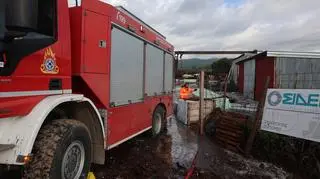 Ulewy na wyspie Lesbos