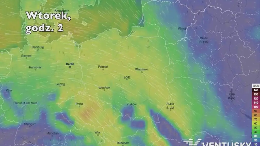 Porywy wiatru (Ventusky