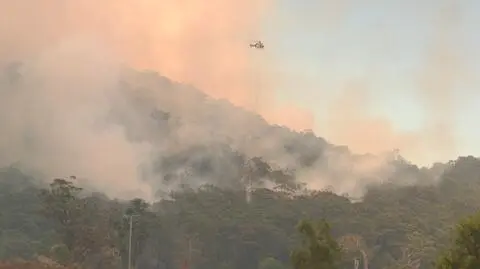 Pożar buszu w Nowej Południowej Walii