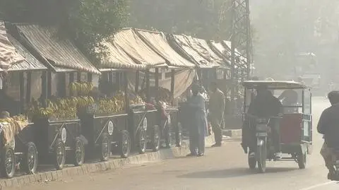 Lahaur w Pakistanie pokrył gęsty smog