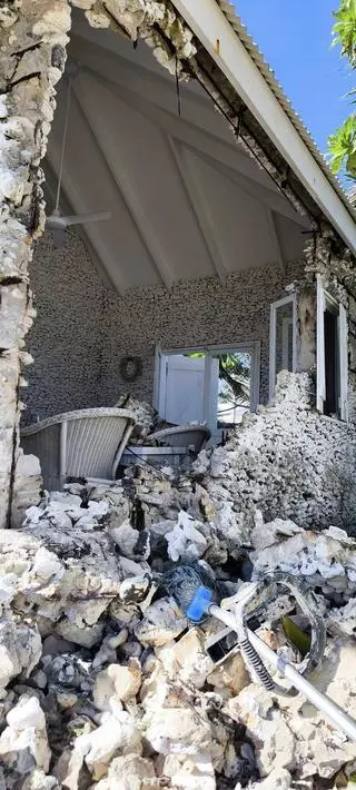 Zniszczenia po trzęsieniu ziemi na Vanuatu