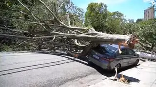 Historyczna wichura. Korki na 200 kilometrów, odwołano setki lotów