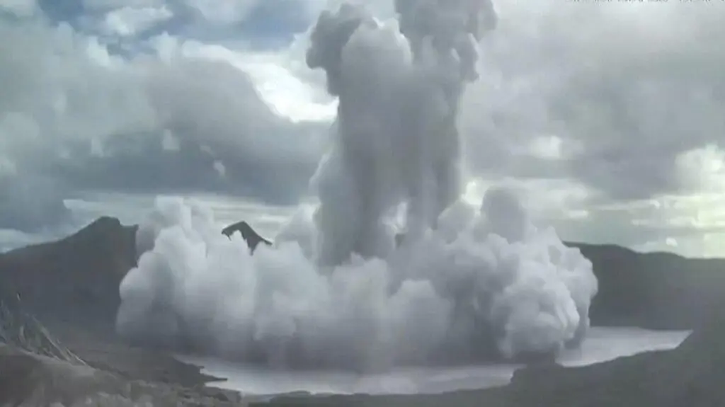 Erupcja wulkanu Taal