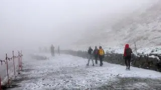 Pierwszy śnieg spadł w rejonie Kasprowego Wierchu