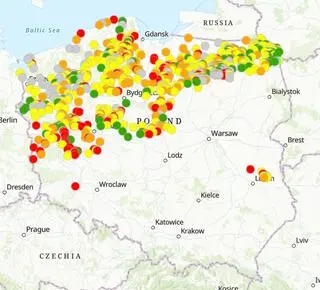 Klasyfikacja stanu ekologicznego Jednolitych Części Wód Powierzchniowych jeziornych na podstawie monitoringu w latach 2016-2021