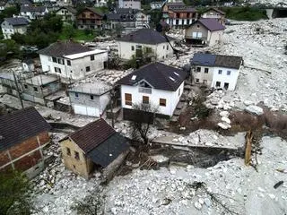 Zniszczenia w Bośni i Hercegowinie 
