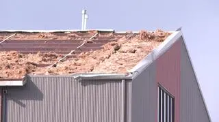 "Zobaczyliśmy, że dach zaczyna zawijać się jak taco"