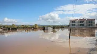 Zalania na greckiej wyspie Lesbos