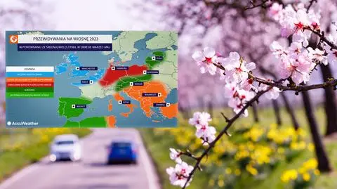 Amerykańska prognoza pogody na wiosnę dla Europy