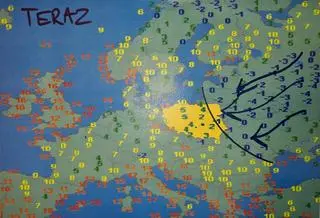 Temperatura w Europie o poranku