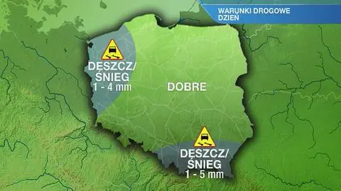 Warunki drogowe w piątek