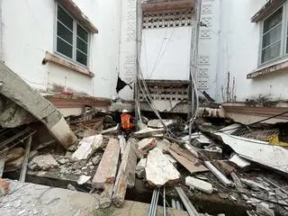Akcja poszukiwawcza po trzęsieniu w Mjanmie