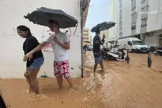 Ibiza po ulewie