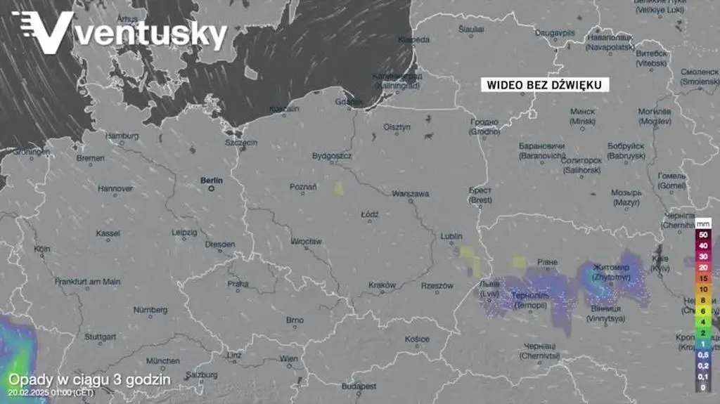 Prognozowane opady w najbliższych dniach 