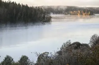 W sobotę rano w Finlandii było bardzo mgliście