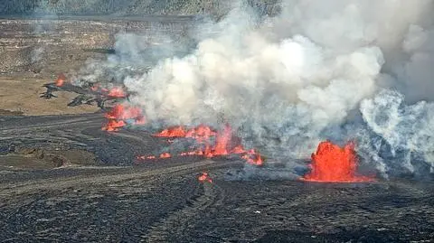 Kilauea wciąż jest niespokojny. To już trzecia erupcja w tym roku
