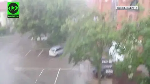 Intensywne opady w Lęborku