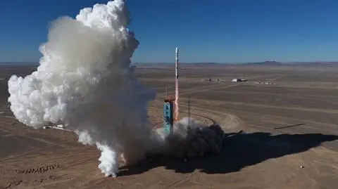 Start rakiety Zhuque-3 od LandSpace