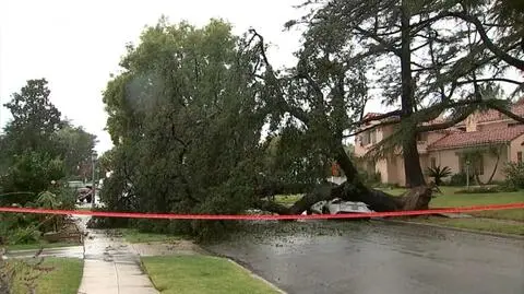 Skutki przejścia rzeki atmosferycznej przez Kalifornię