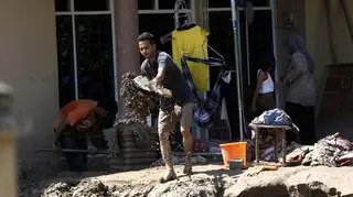 Skutki powodzi w Indonezji