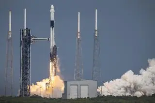Start SpaceX Crew-9. Zdjęcie z 28 września