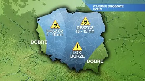 Warunki drogowe w czwartek 16.09