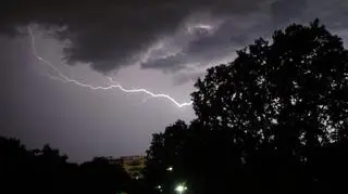 Burza w Warszawie. Białołęka noc 1/2.07.
