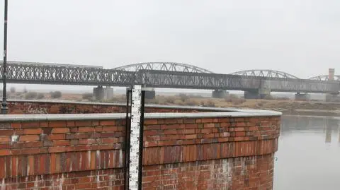 Wysoki poziom Wisły w Tczewie