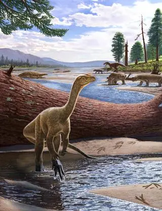 Mbiresaurus raathi (wizja artysty)