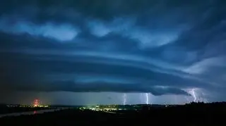 Wał szkwałowy nad Sandomierzem, 6/7.06.2024