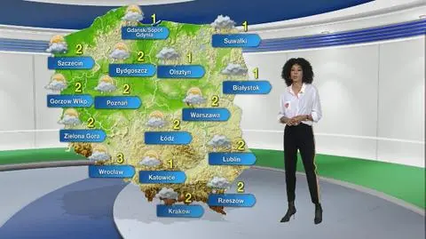 Prognoza pogody na poniedziałek