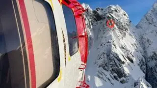 Ewakuacja taterników na Kozich Czubach