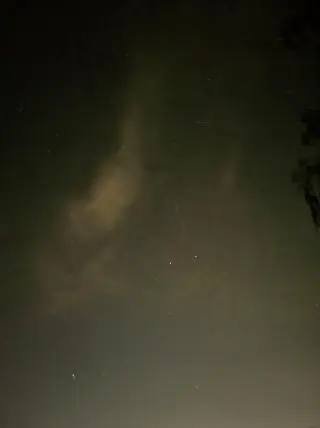Starlinki nad Łodzią