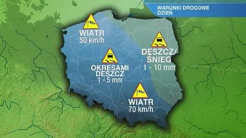 Warunki drogowe w sobotę