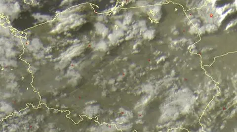 Wyładowania atmosferyczne w sobotę 22.07