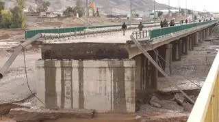 Zniszczony most w Tuz Khurmatu 