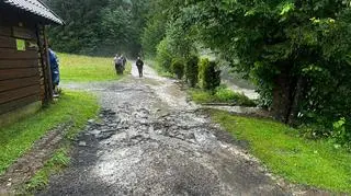 Lawina błotna w Tatrach