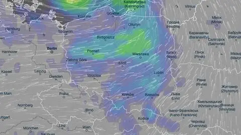 Front atmosferyczny przyniesie do Polski duże opady