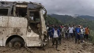 Osunięcia ziemi w Nepalu