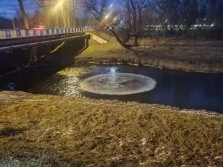 Dysk lodowy na Krznie