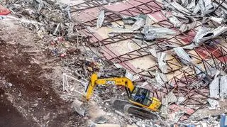 Skutki tornada w Rio Bonito do Iguacu w Brazylii