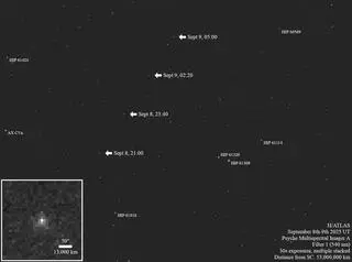 Sonda kosmiczna Psyche zrobiła zdjęcie komecie 3I/ATLAS