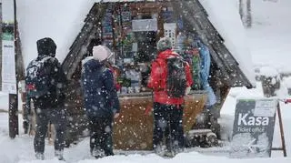 Śnieg spadł w Tatrach