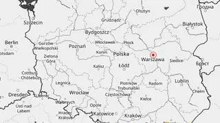 Prognoza zagrożeń IMGW na poniedziałek