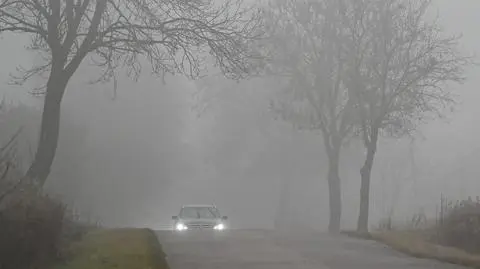 Mgła, zgniły wyż, pochmurno, szaro, ponuro, pogoda, jesień, zima, Lubelszczyzna