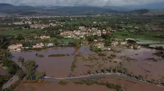 Powódź w zachodniej części wyspy Lesbos